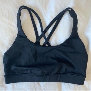 Lululemon energy bra black size 6